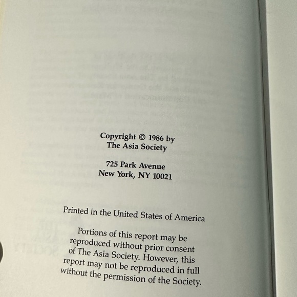 Asian Agenda Report 4 The Philippines Facing the Future 1986 Asia Society Report - Picture 9 of 14